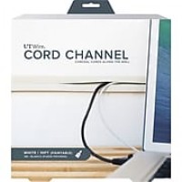 UT Wire 10 Feet Cord Channel, White
